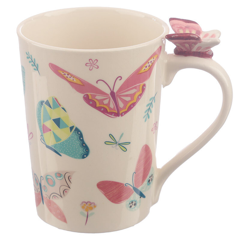 Taza con Mariposa