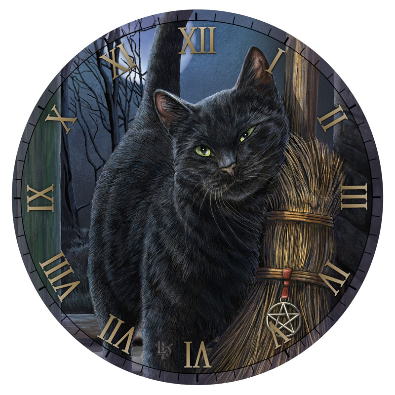 Reloj Gato con Cepillo Mágico