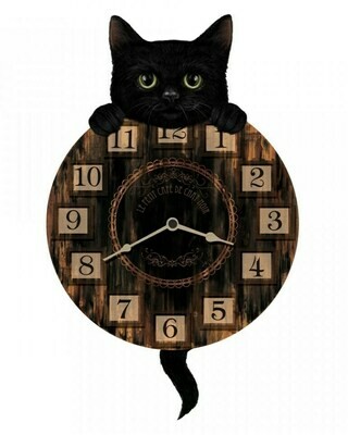 Reloj Gato Negro