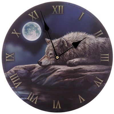 Reloj Lobo en Luna Llena