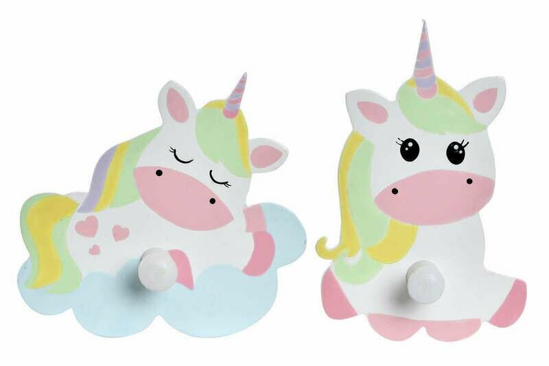 Set 2 Percheros Unicornio