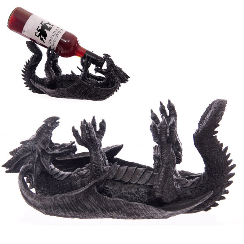 Soporte Botellas Dragón Gótico
