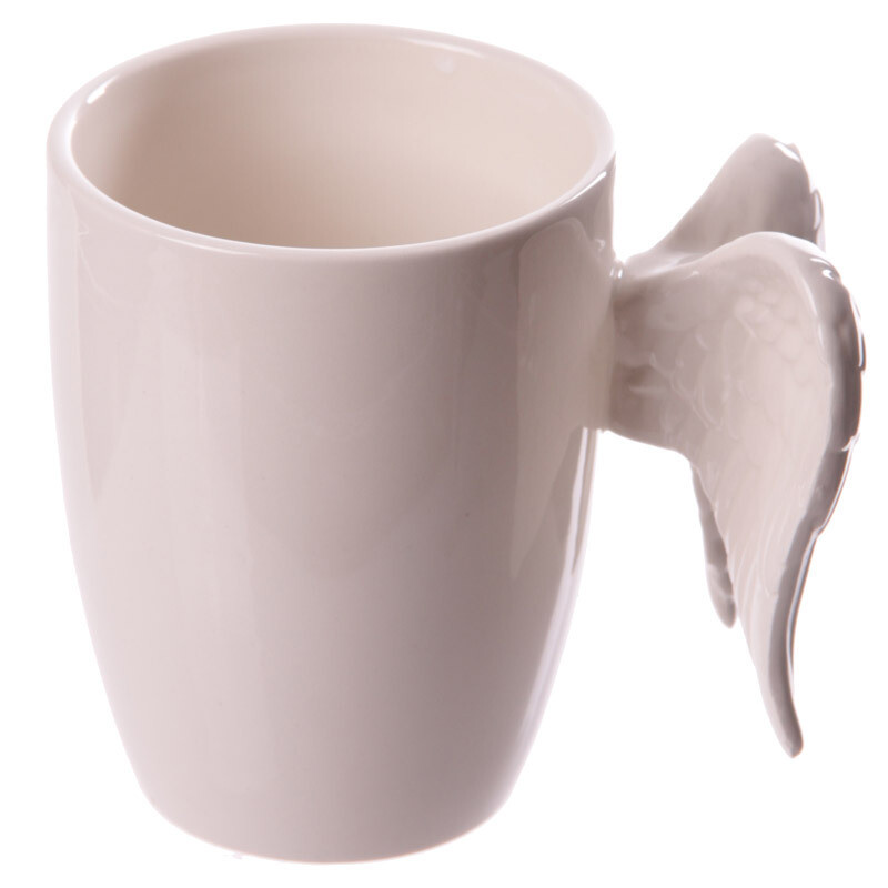 Taza con Alas Blancas