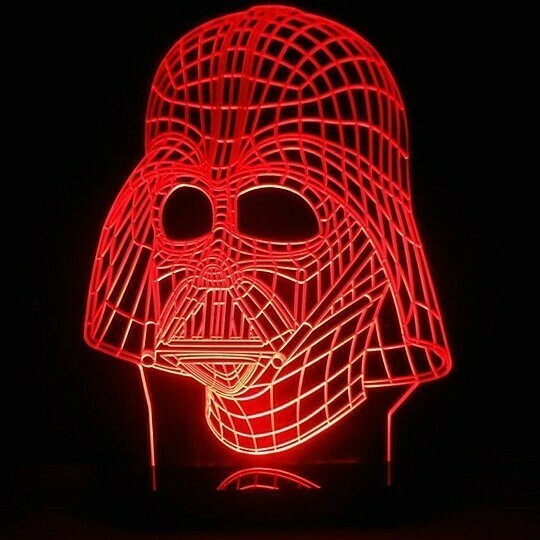 Lámpara 3D Star Wars Hero Darth Vader