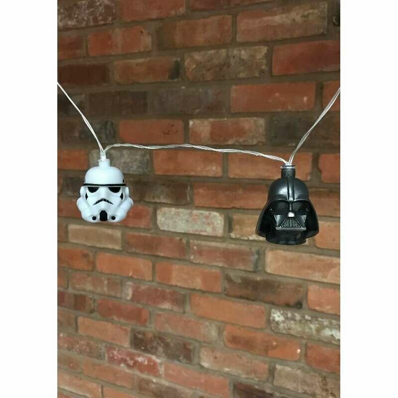 Guirnalda Luces Star Wars Stormtrooper y Darth Vader