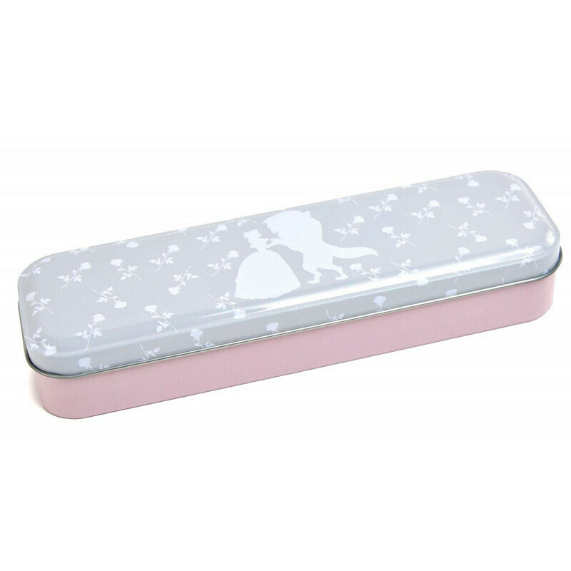 Estuche Metálico La Bella y La Bestia Disney