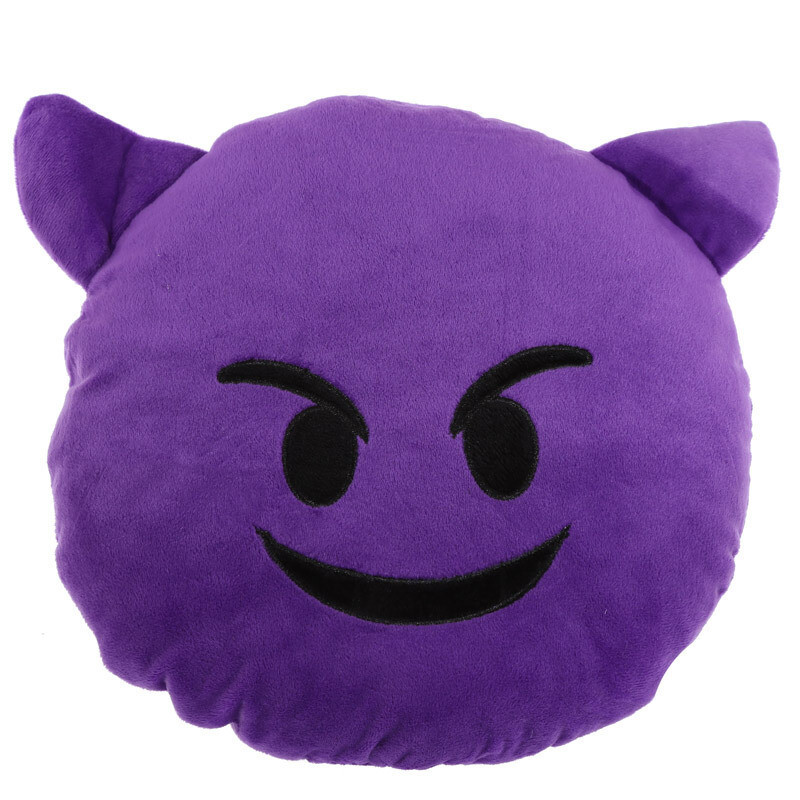 Cojín Emoticono Demonio