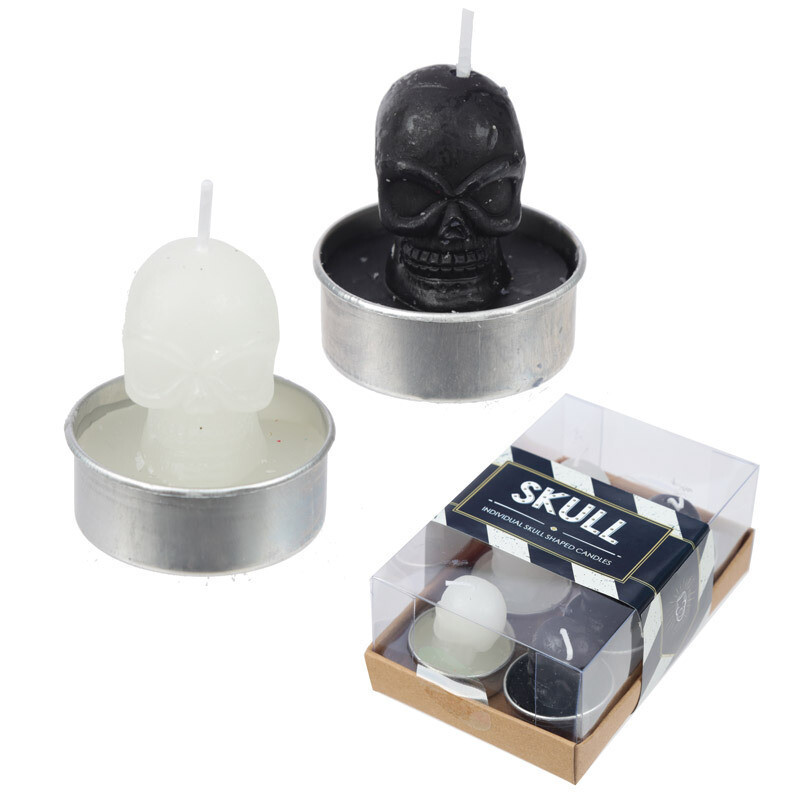 Set de 6 Velas Calavera