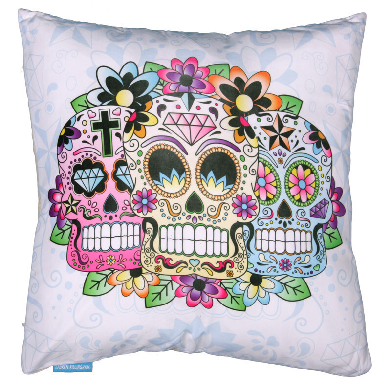Cojín Calaveras Mexicanas