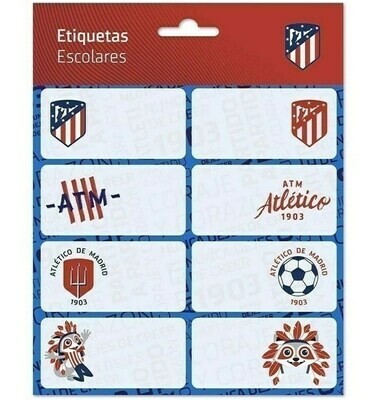 Etiquetas Adhesivas Atlético de Madrid