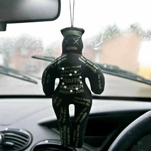 Llavero Vodoo Policía Tráfico