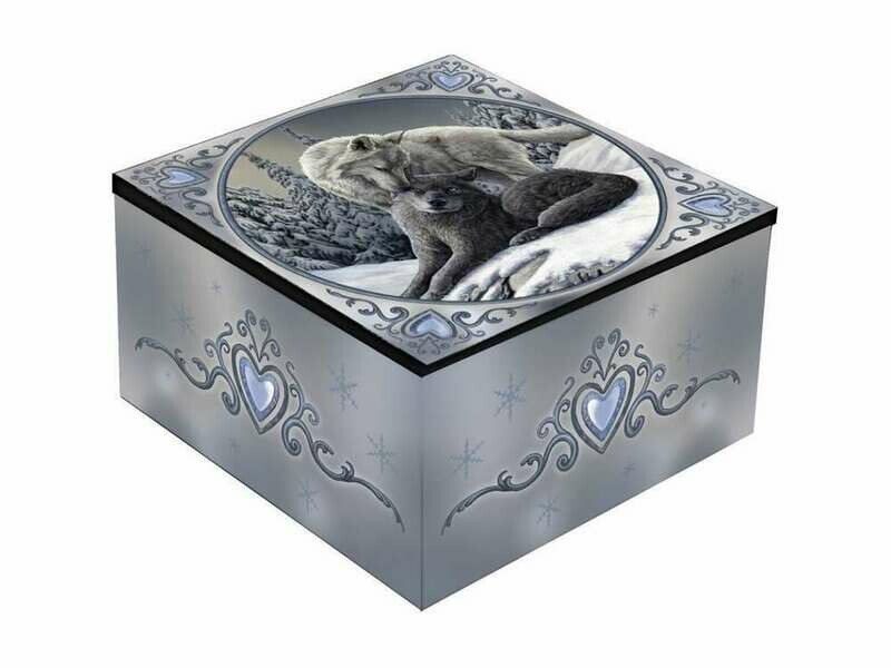 Caja Lobos Besos en la Nieve