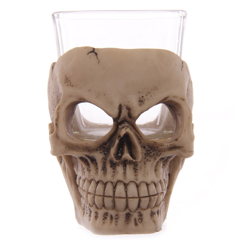 Vaso Cristal en Calavera