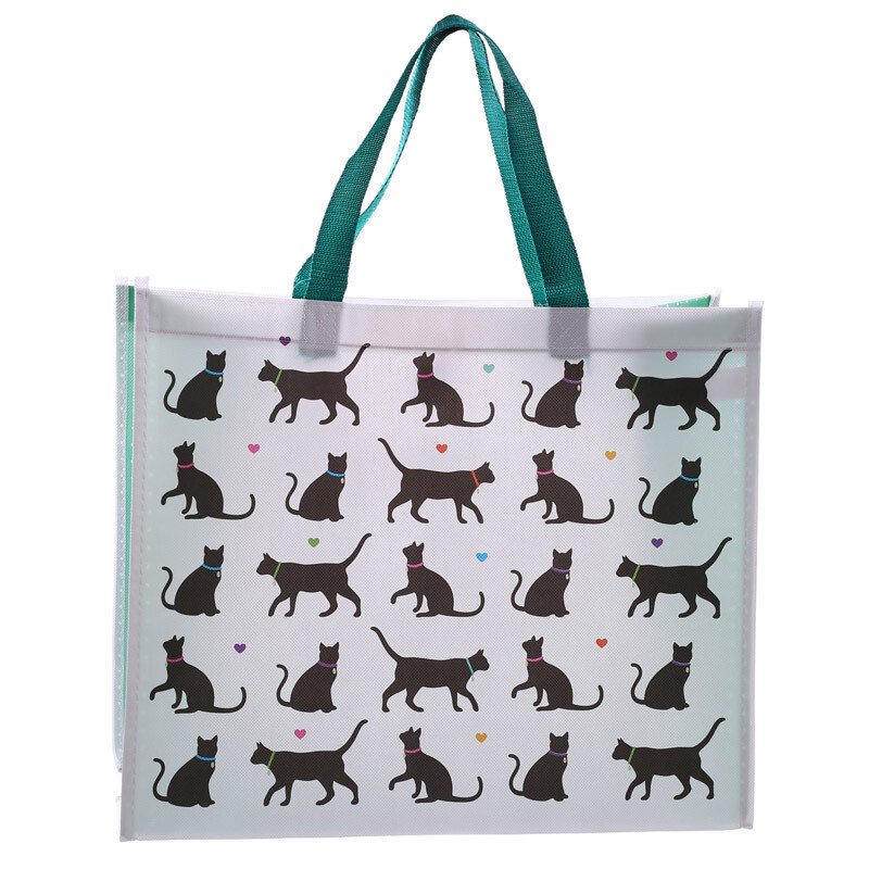 Bolsa Compra Siluetas de Gatos