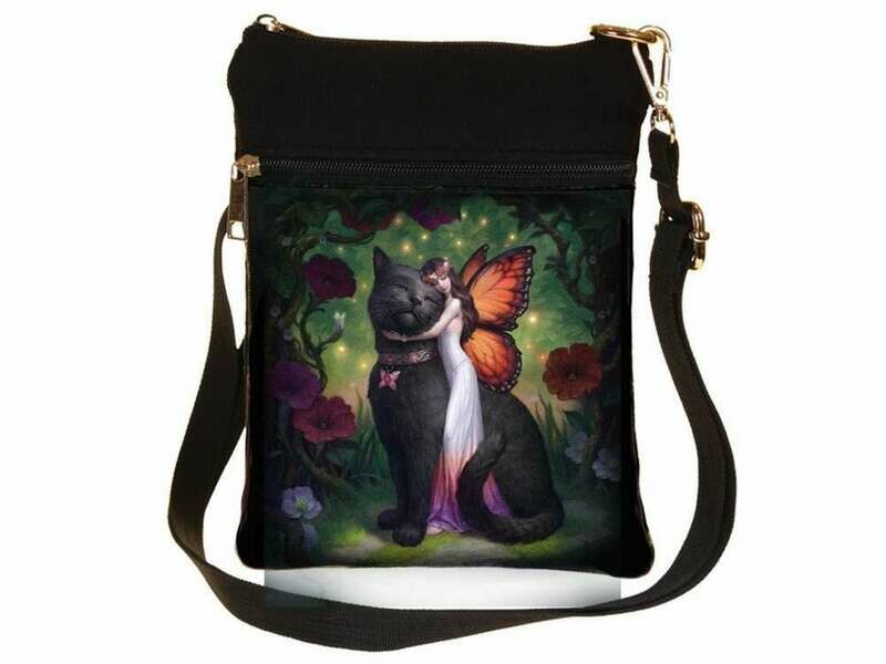 Bolso Hada con Gato Negro