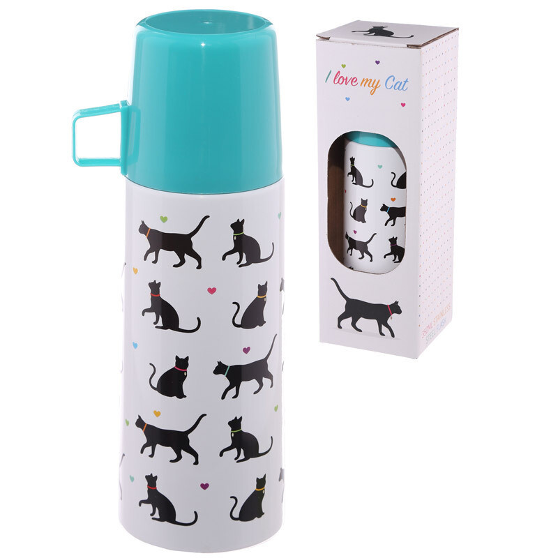 Termo de Acero Inoxidable Gatos