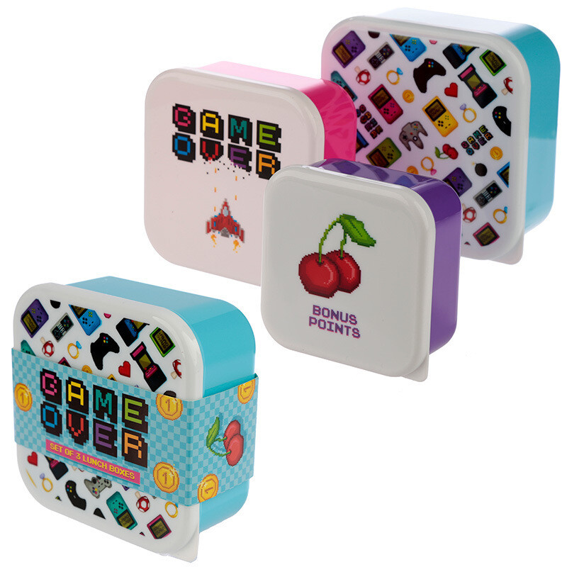 Set 3 Fiambreras Gamer