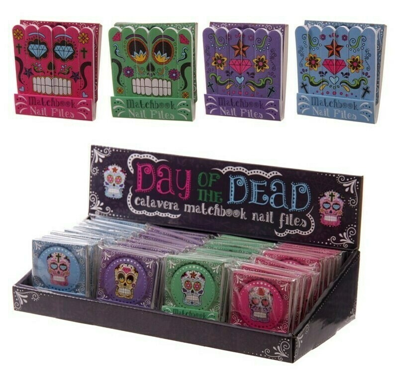 Conjunto Cajitas Limas de Uñas Calaveras Mexicanas