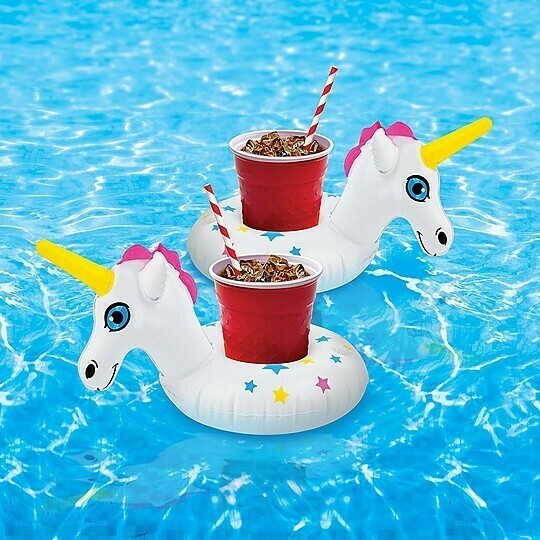 Flotadores para Bebidas Unicornios