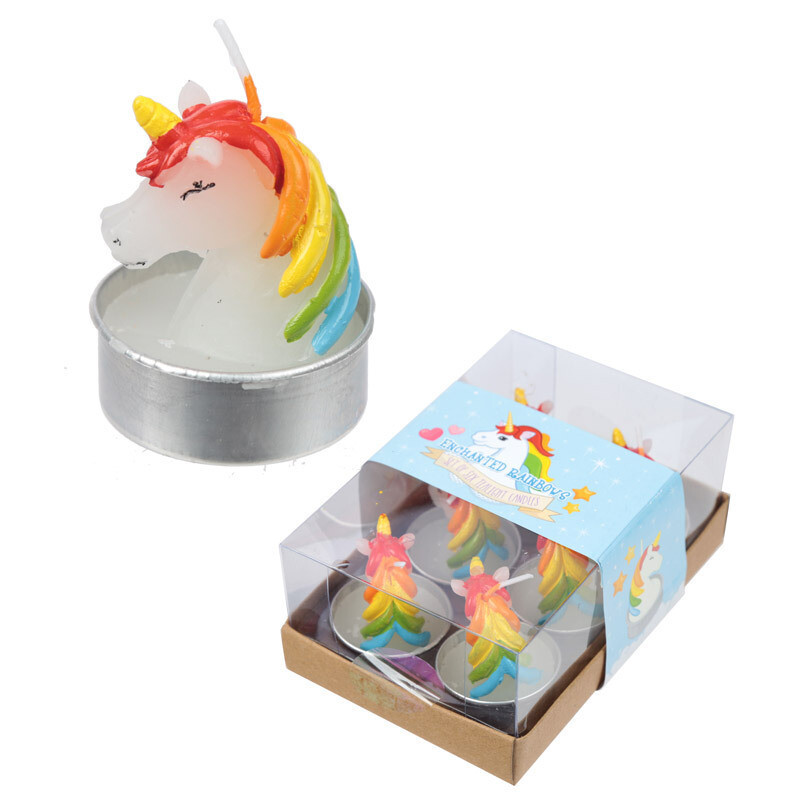 Set 6 Velas Unicornio