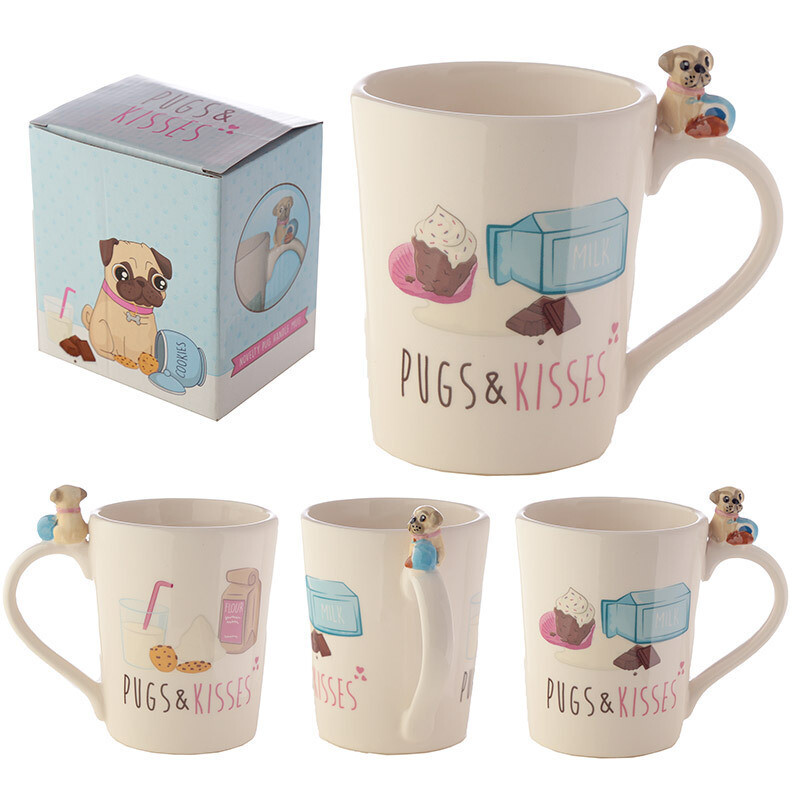 Taza con Perro Carlino