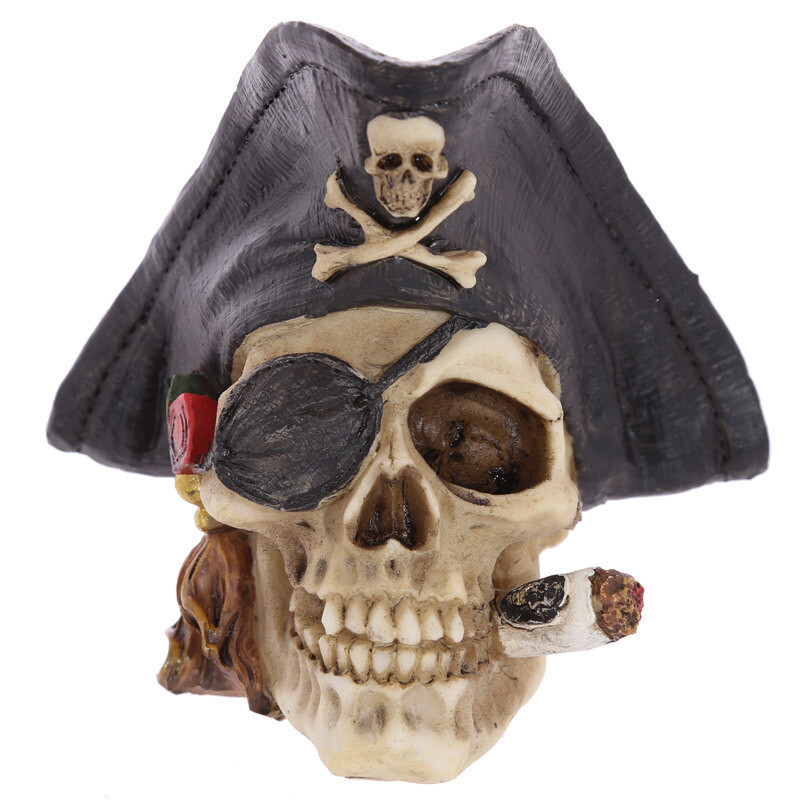 Calavera Gorro Pirata Mediana
