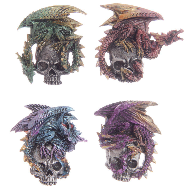 Imán Dragón en Calavera