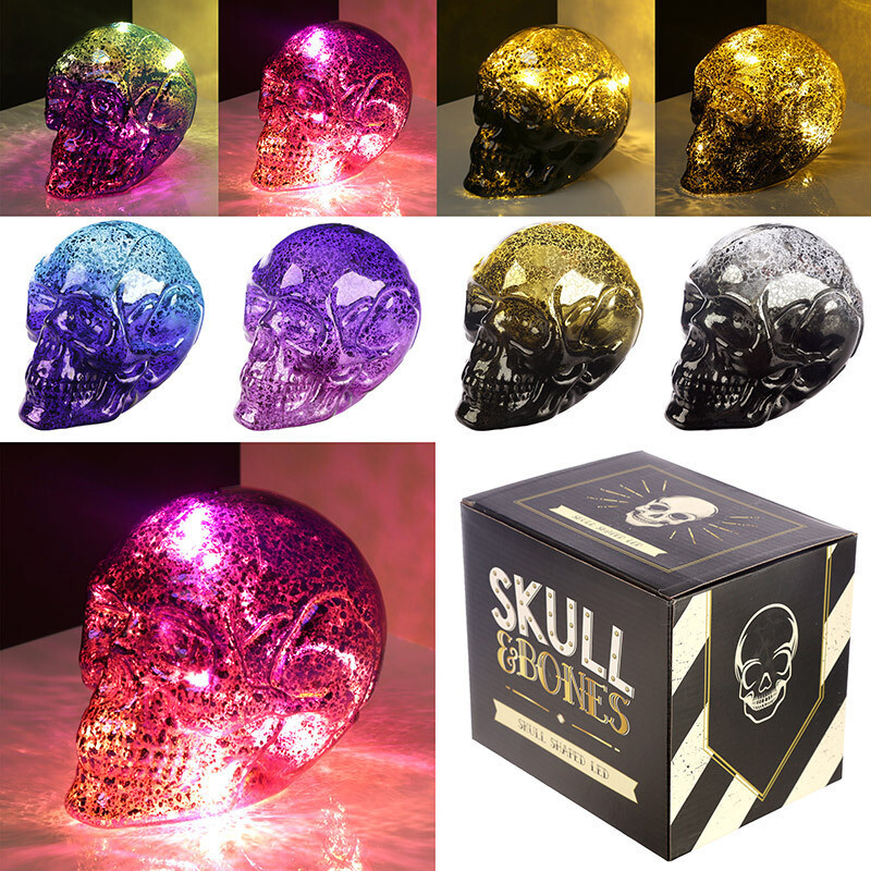 Lámpara Led Calavera Varios Colores