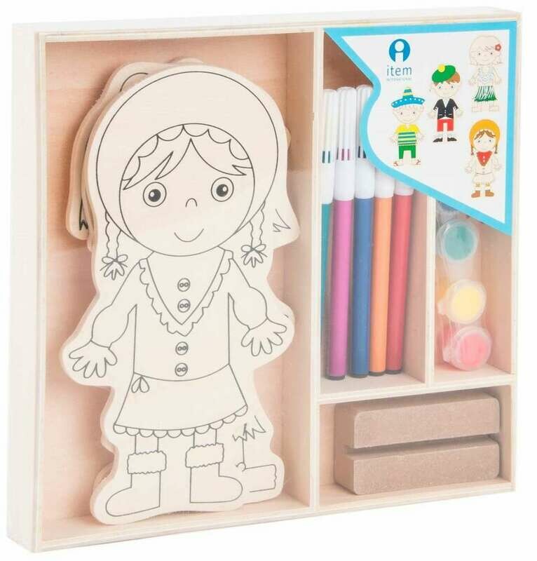 Puzzle de Madera para Colorear