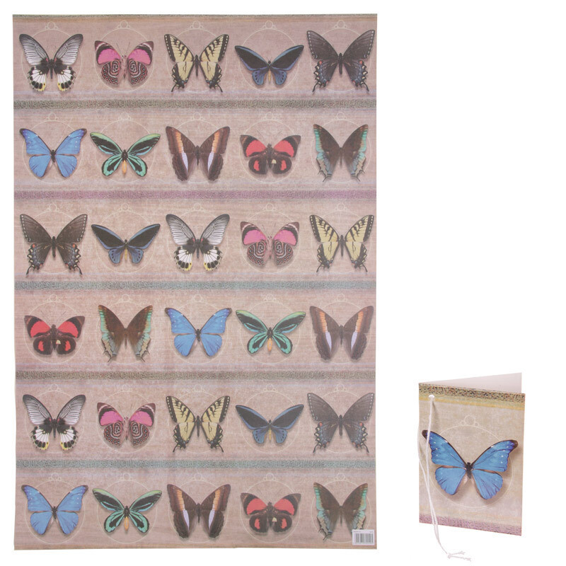 Papel de Regalo Mariposas
