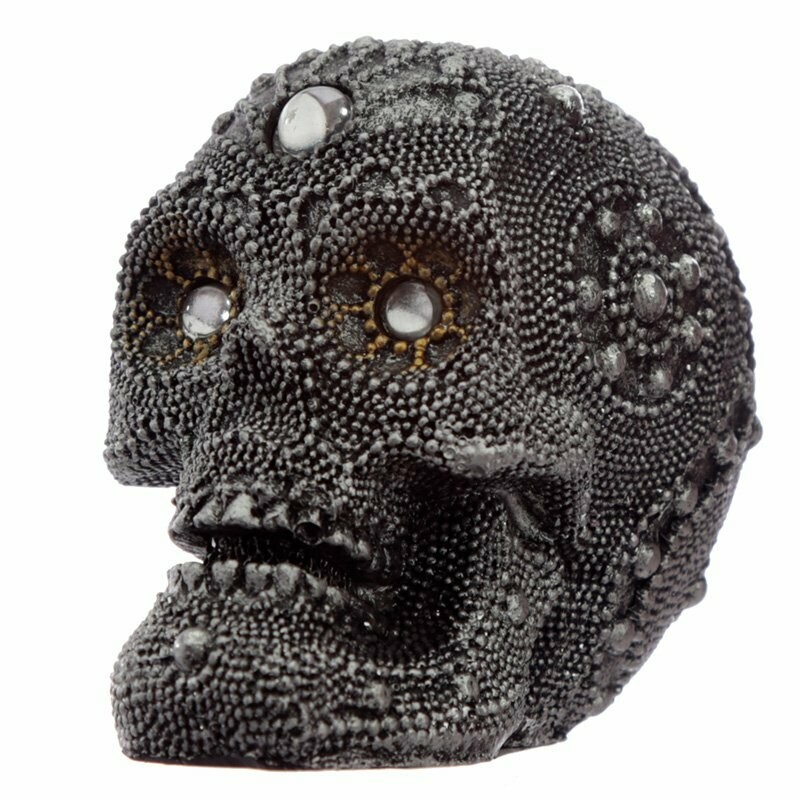 Calavera Decorada en Plata