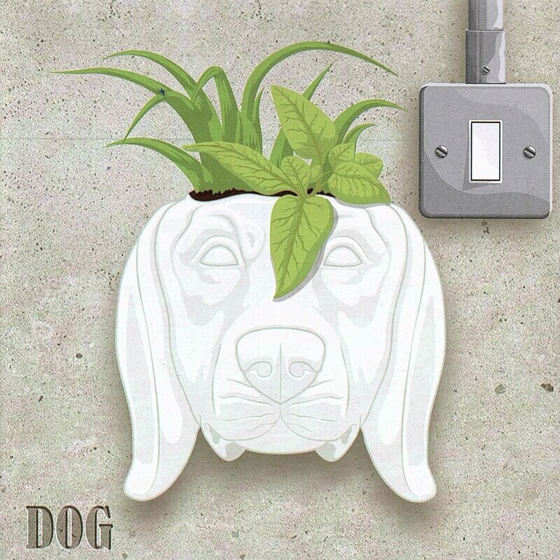 Macetero de Pared Perro