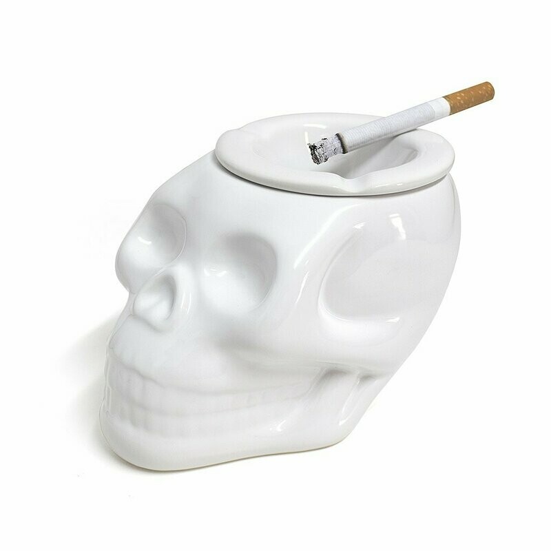 Cenicero Calavera Cerámica