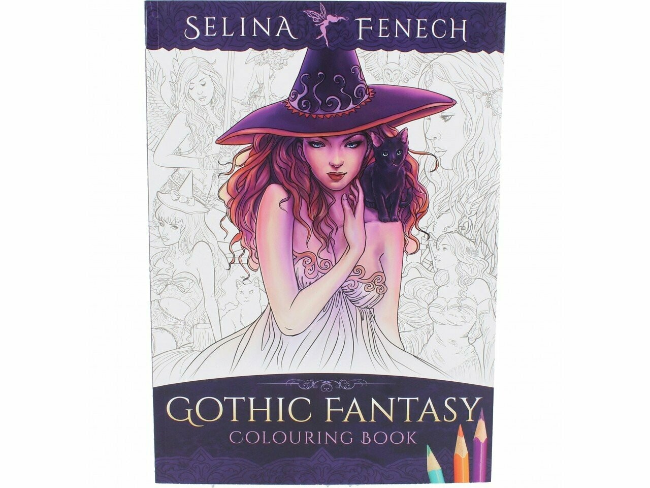 Libro para Colorear Fantasía Gótica