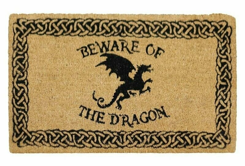 Felpudo Cuidado con el Dragón