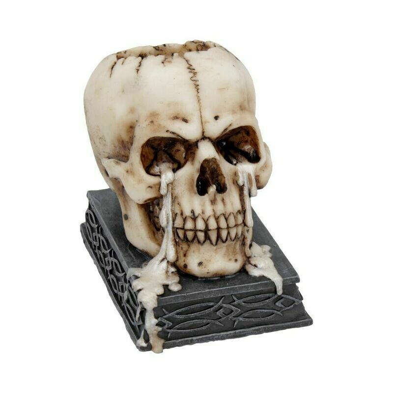 Portavelas Calavera Lágrimas