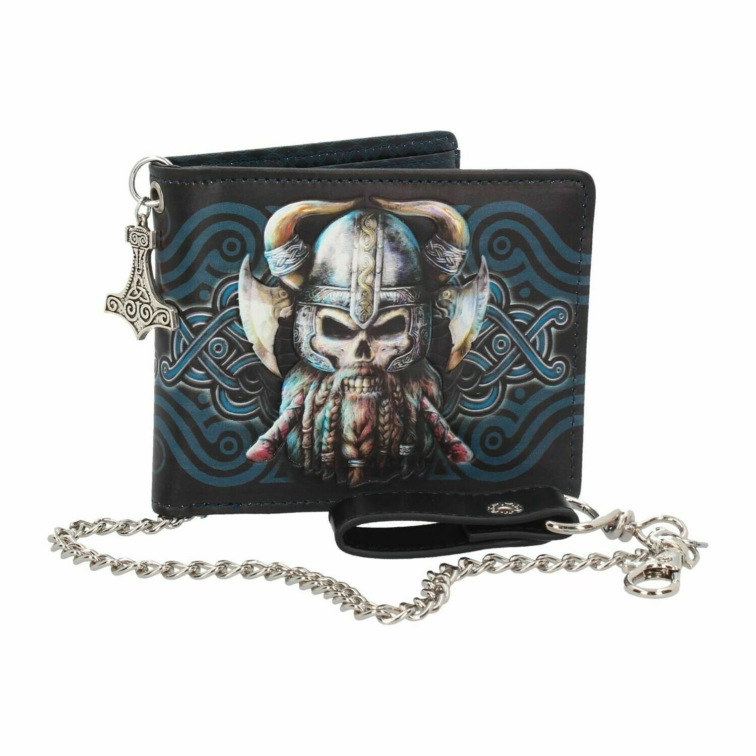 Cartera Calavera Vikingo