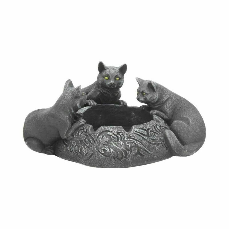 Cenicero Tres Gatos Negros