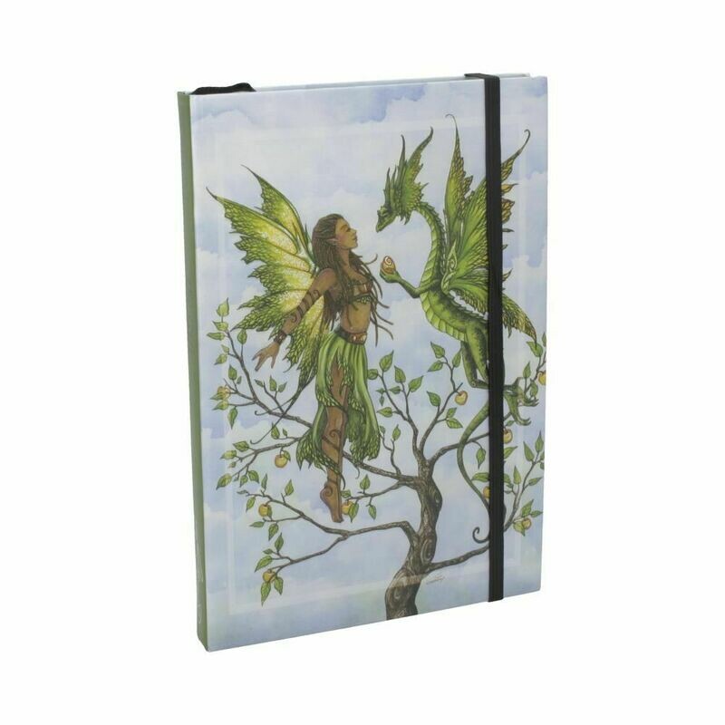 Cuaderno Hada con Dragón sobre Árbol Vida