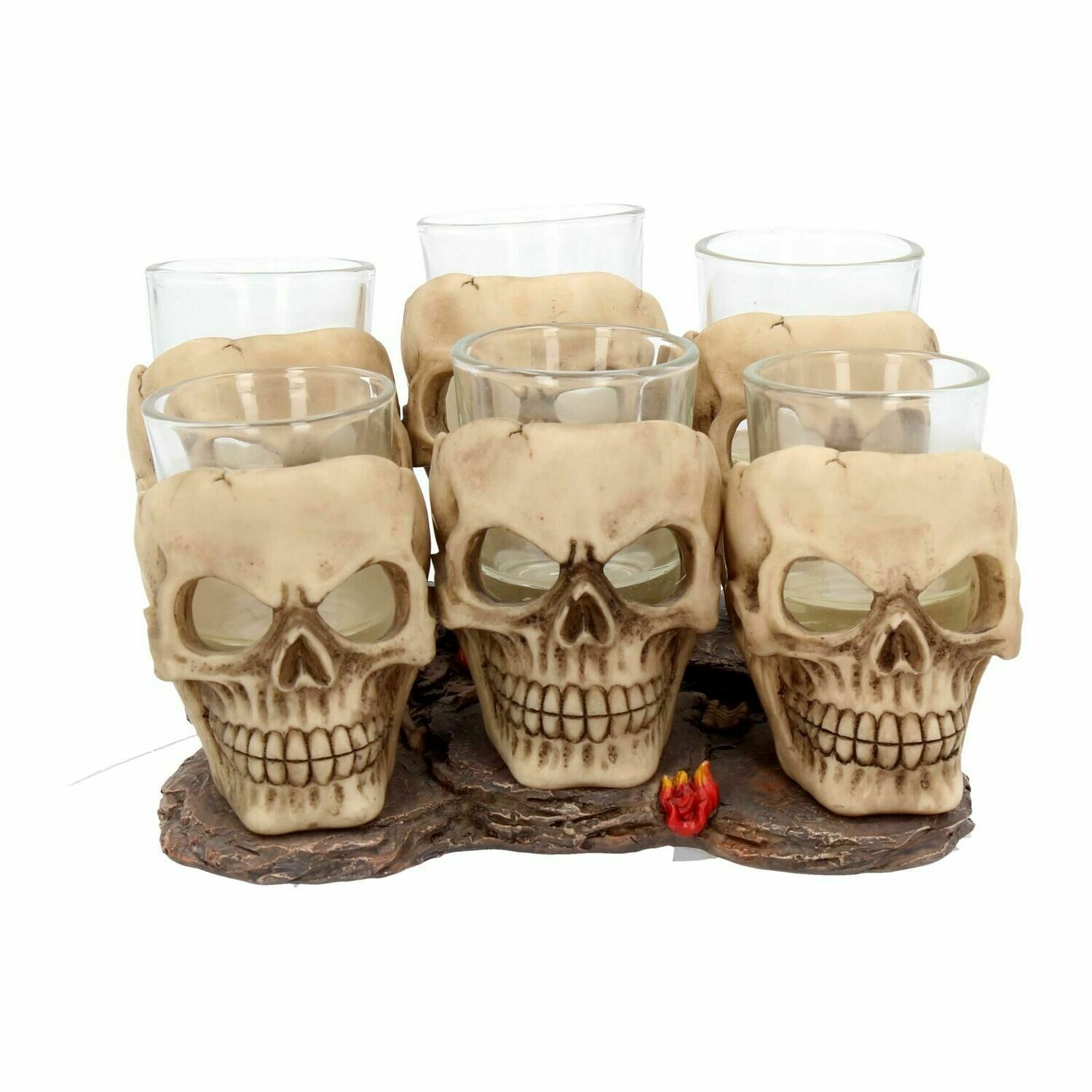 Set Vasos Chupito Calavera