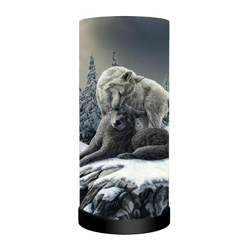 Lámpara Lobos Besos en la Nieve