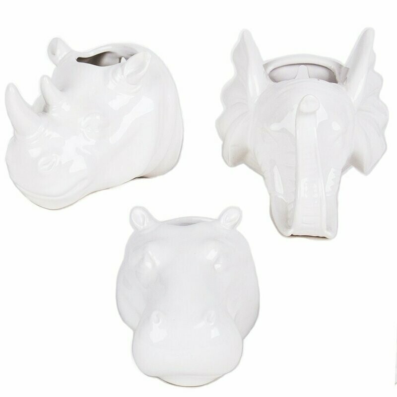 Conjunto de 3 Macetas Safari