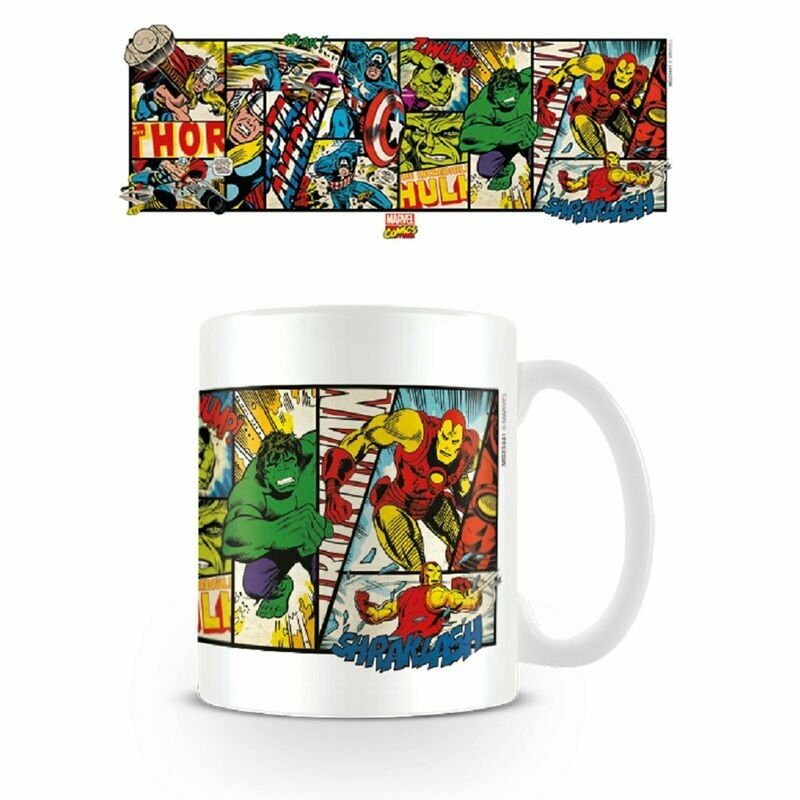 Taza Marvel Comics Retro