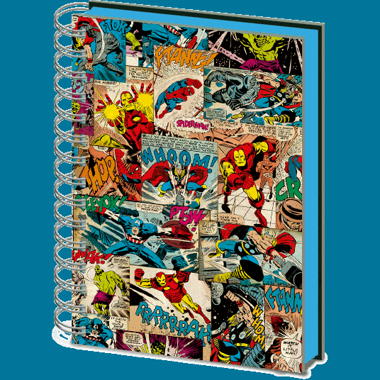 Cuaderno 3D Marvel Comics A5
