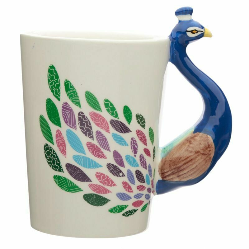 Taza Pavo Real
