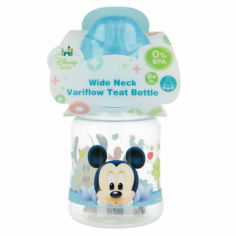 Biberón 150 ML Tetina 3 Posiciones Mickey Mouse