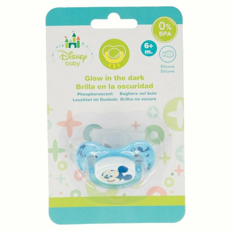 Chupete Reversible Tetina Fisiologica +6M Mickey Mouse