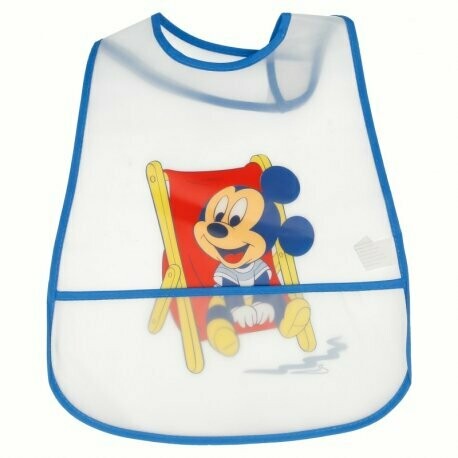 Babero Peva con Bolsillo Mickey Mouse