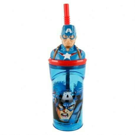 Vaso 3D Capitán América