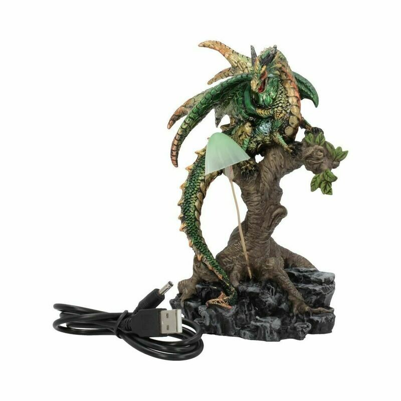 Lámpara Dragón Guardían del Bosque